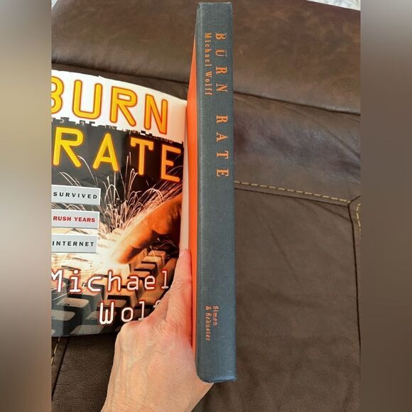 Burn Rate By Michael Wolff Book, History Nonfiction About .Com Hardcover EUC - Picture 6 of 13